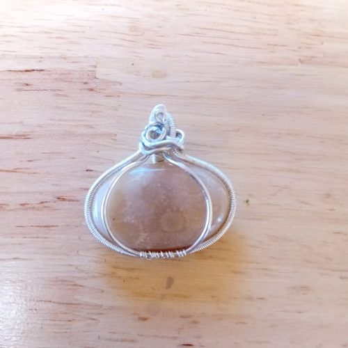 Talisman "Veille de Lune" , pierre de lune pêche