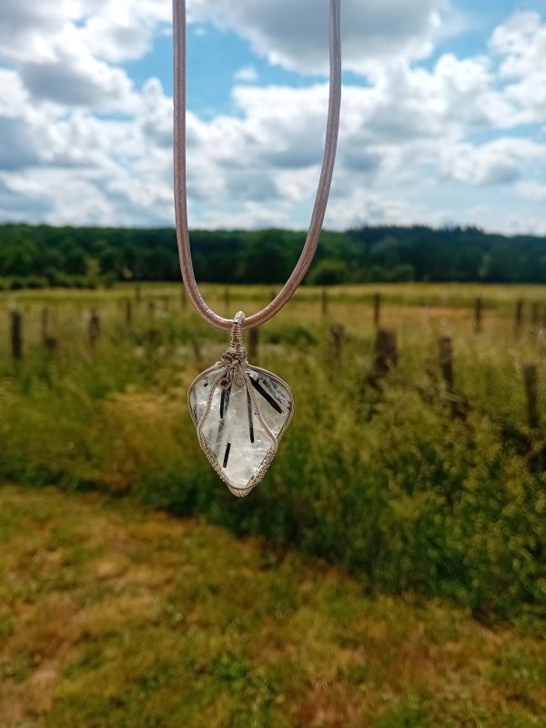 Talisman "Epine de Minuit" , Quartz tourmaliné