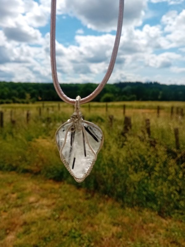 Talisman "Epine de Minuit" , Quartz tourmaliné